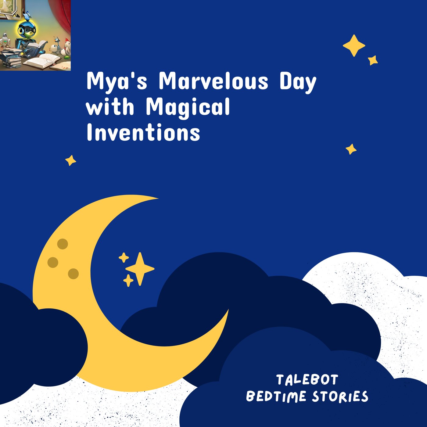 Cover photo of the bedtime story named Mya's Marvelous Day with Magical Inventions