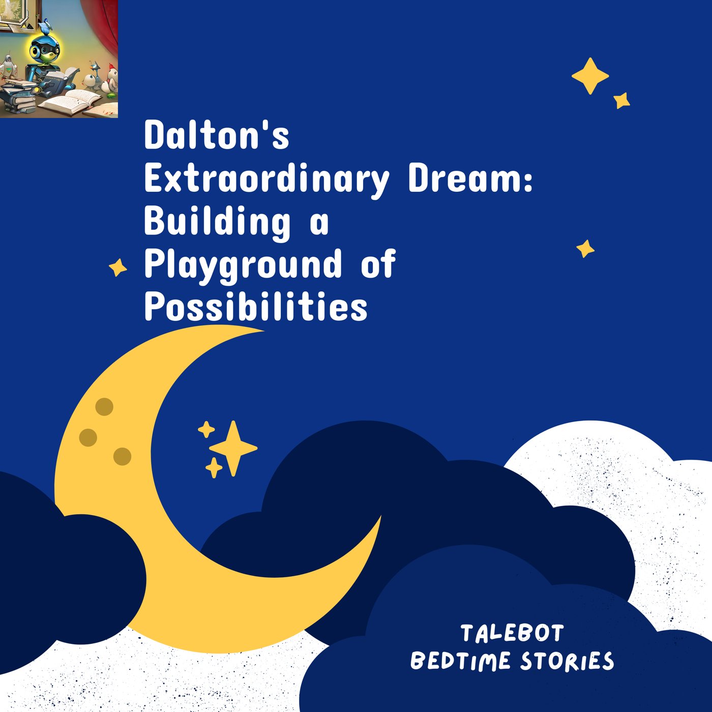 Cover photo of the bedtime story named Dalton's Extraordinary Dream: Building a Playground of Possibilities