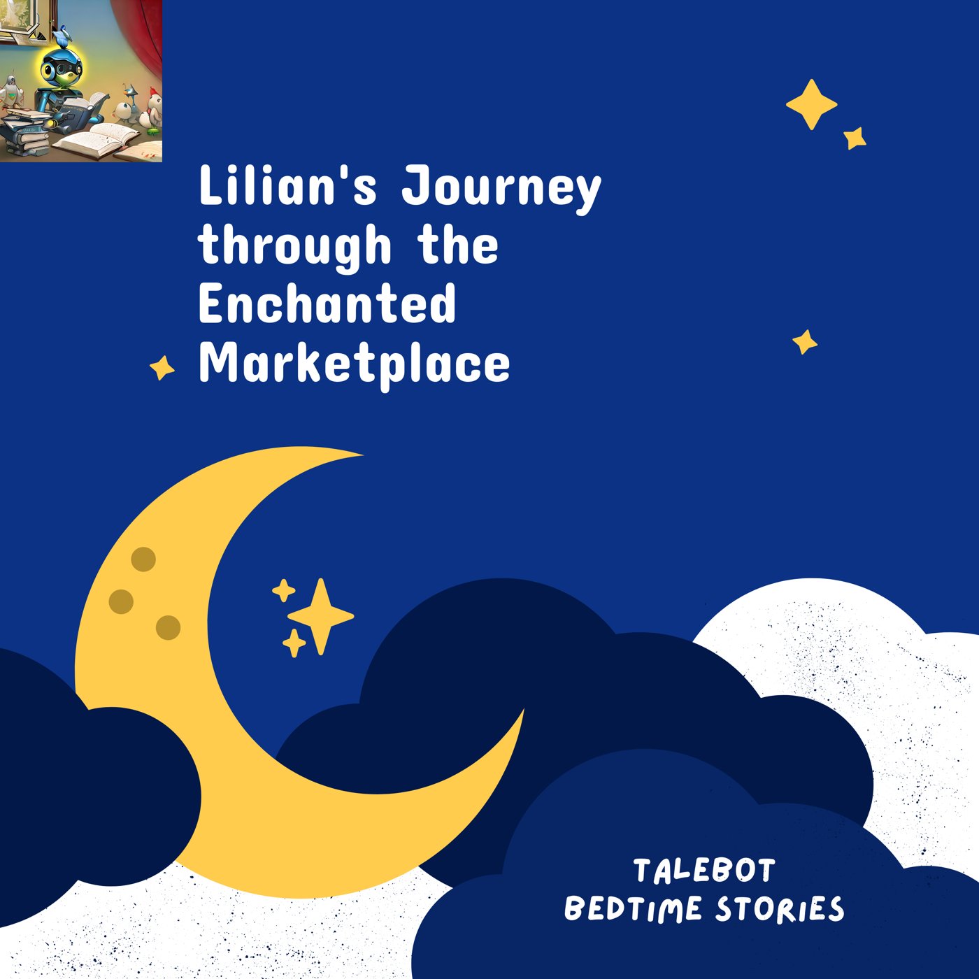 Cover photo of the bedtime story named Lilian's Journey through the Enchanted Marketplace