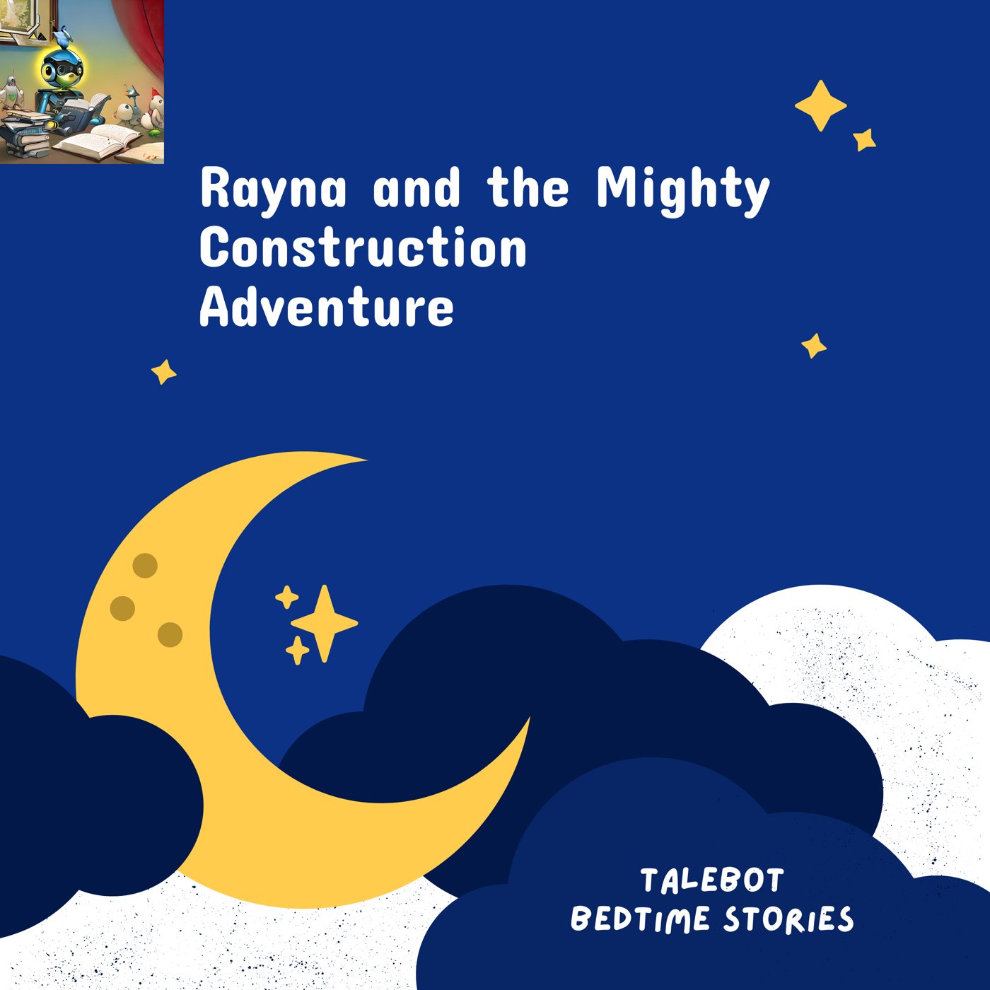 Cover photo of the bedtime story named Rayna and the Mighty Construction Adventure