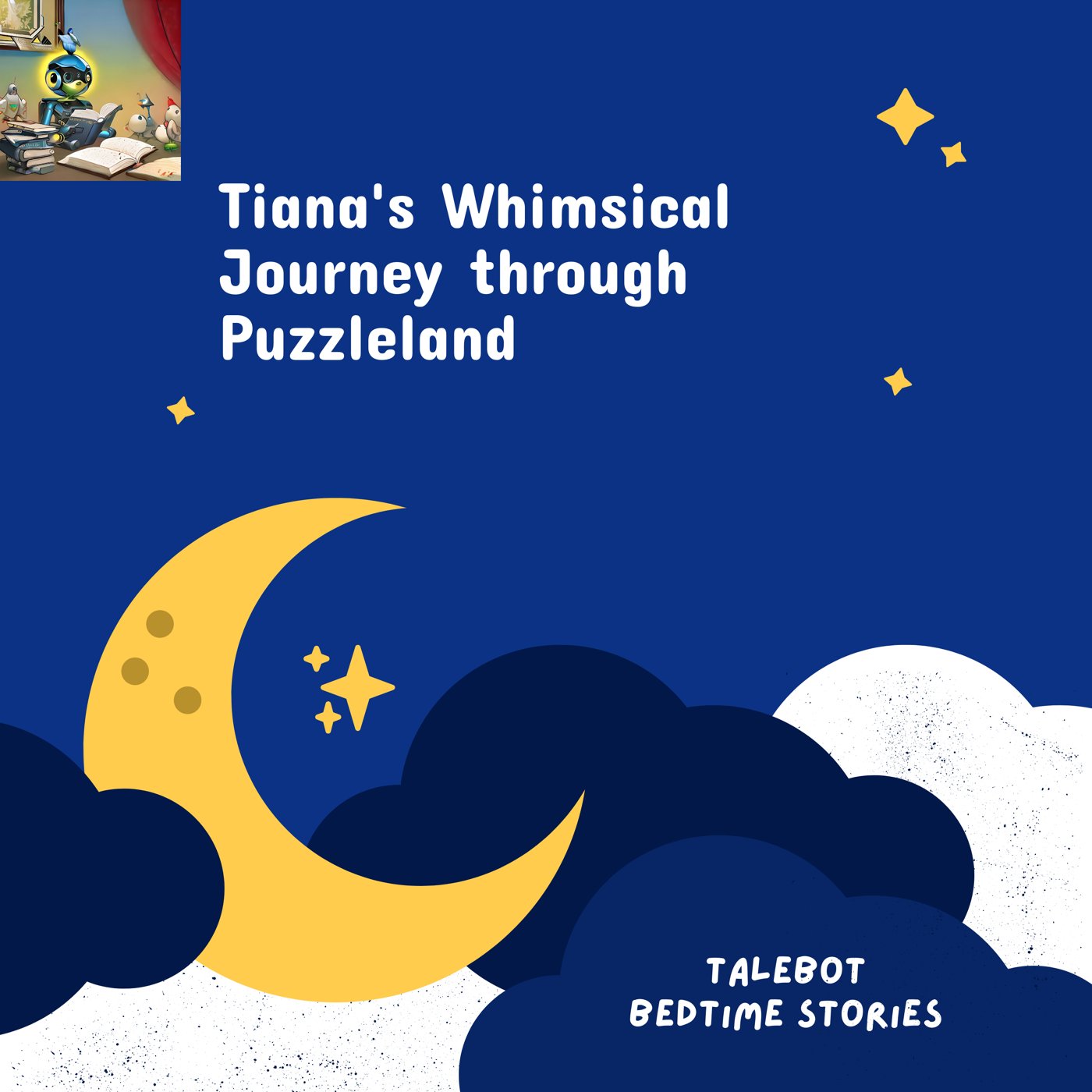 Cover photo of the bedtime story named Tiana's Whimsical Journey through Puzzleland