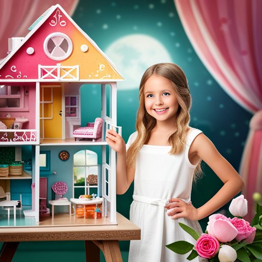 Cover photo of the bedtime story named Gabby's Miraculous Dollhouse