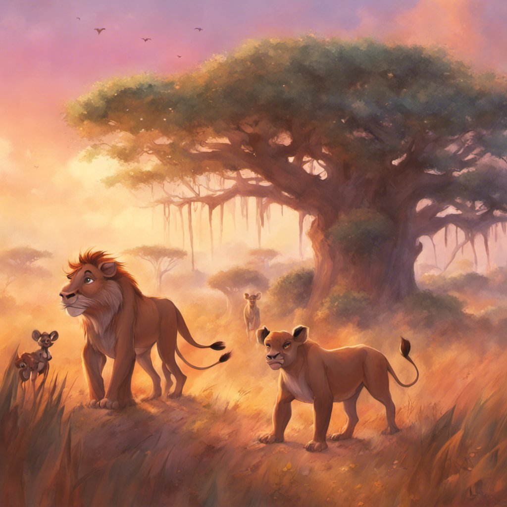 Enjoy the majestic Land of Lions with this marvelous lion king wallpaper featuring Mia on a safari adventure.