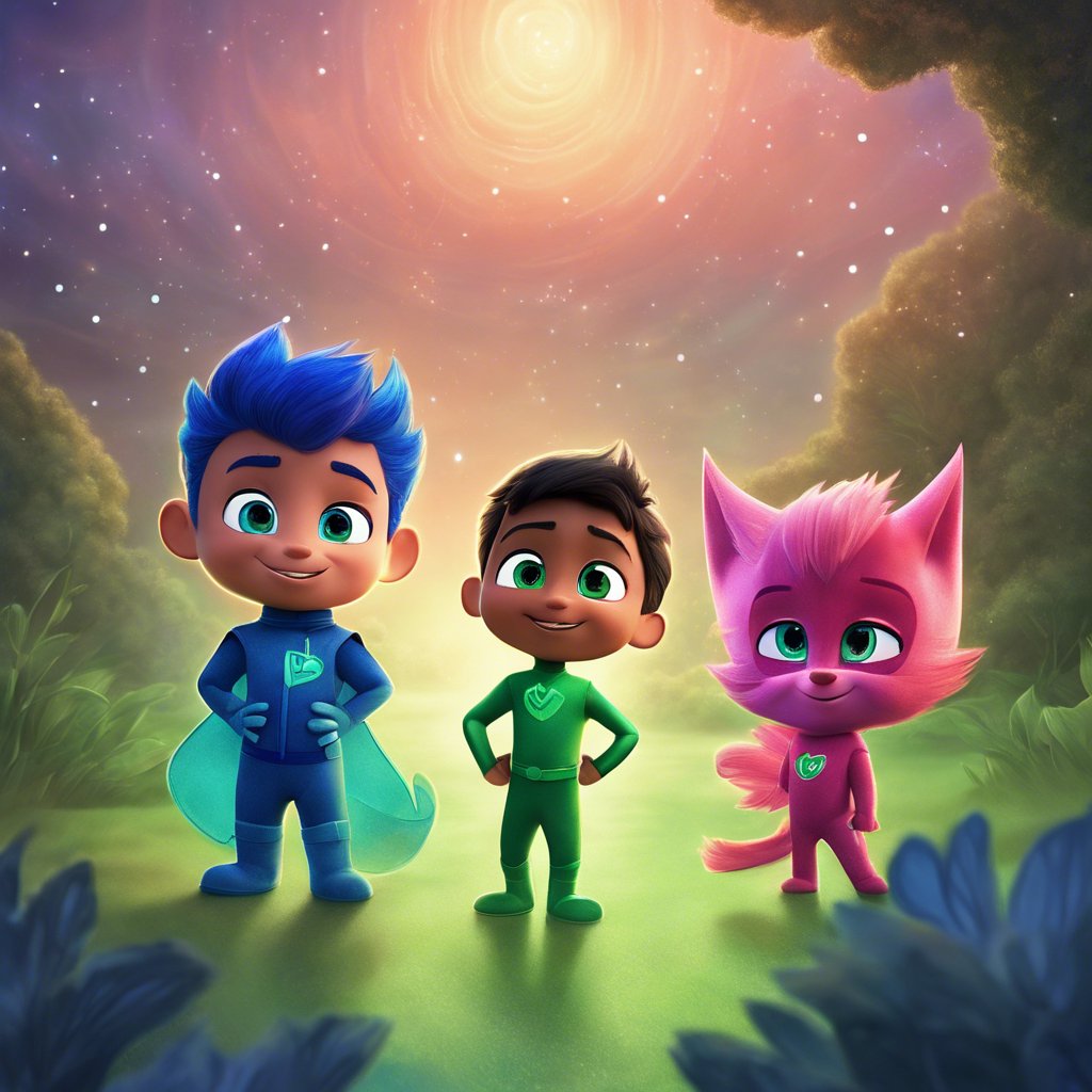 Dennis embarks on a Nighttime Quest in the PJ Masks Universe.