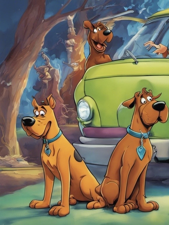 Scooby-Doo embarks on a mysterious adventure in the woods.