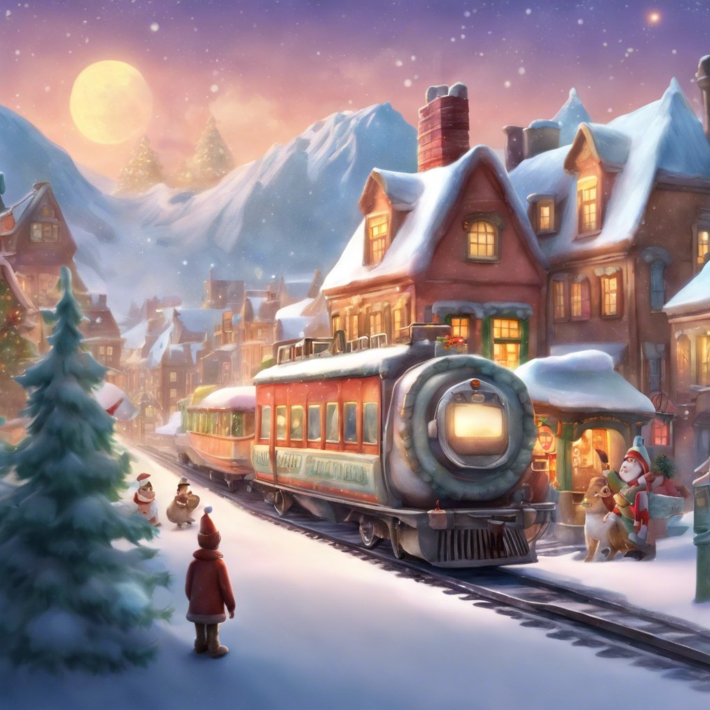 Joe's Journey takes you on a magical Christmas adventure aboard the Christmas Comet Express, where Santa Claus makes a special appearance alongside a festive train.