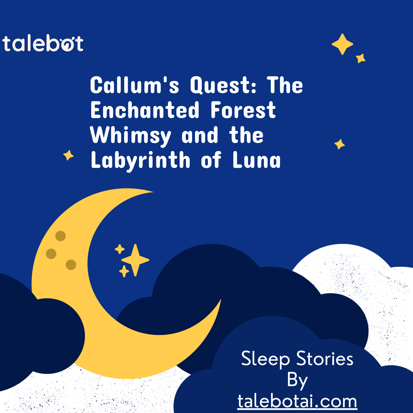 Cover photo of the bedtime story named Callum's Quest: The Enchanted Forest Whimsy and the Labyrinth of Luna