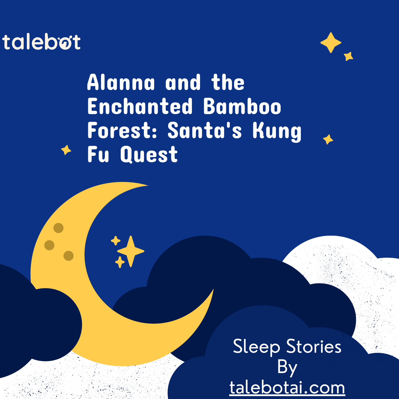 Cover photo of the bedtime story named Alanna and the Enchanted Bamboo Forest: Santa's Kung Fu Quest