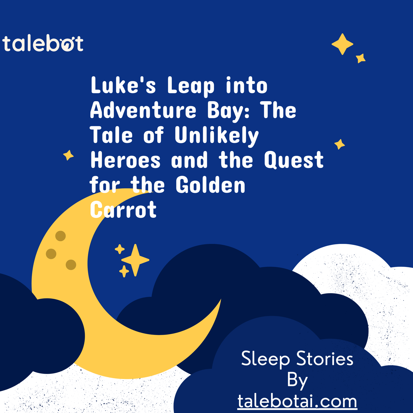 Cover photo of the bedtime story named Luke's Leap into Adventure Bay: The Tale of Unlikely Heroes and the Quest for the Golden Carrot