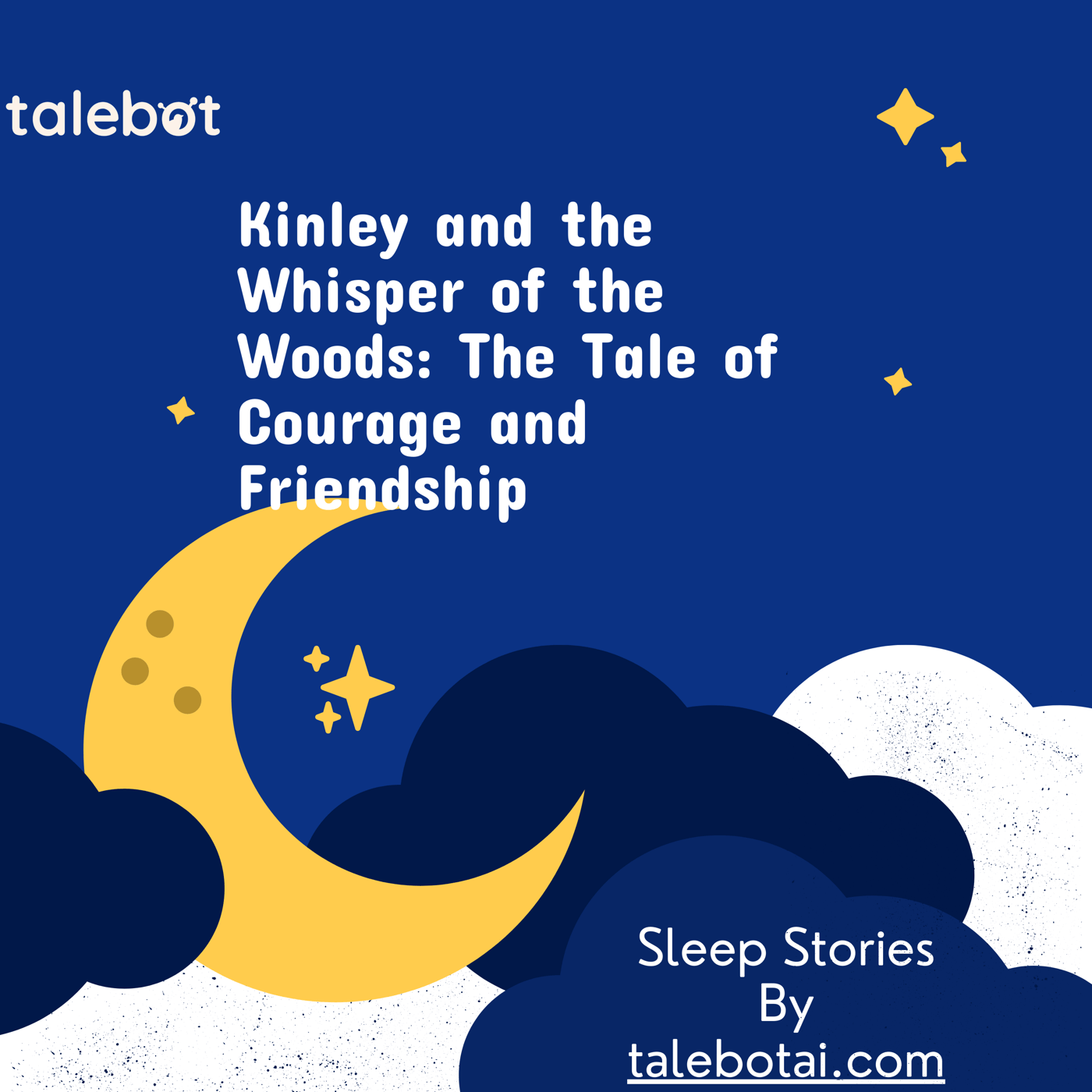 Cover photo of the bedtime story named Kinley and the Whisper of the Woods: The Tale of Courage and Friendship